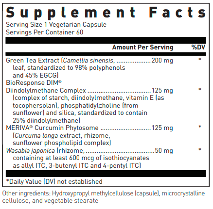 DIM® ENHANCED 30ct (Douglas Labs) supplement facts