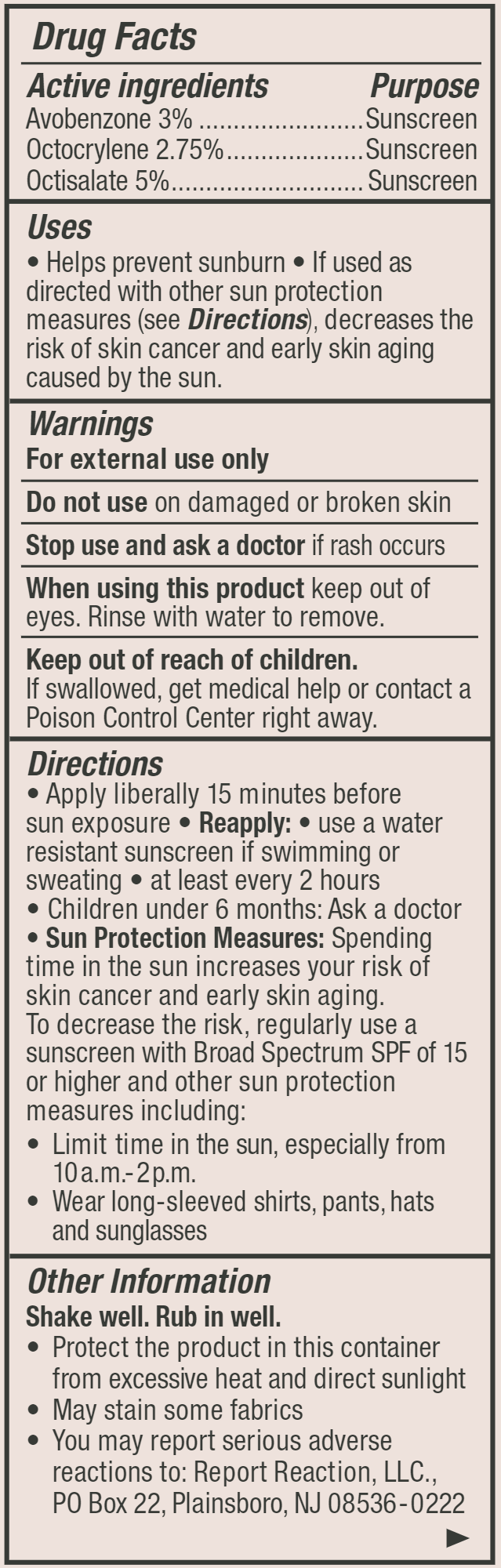 Daily Perfecting Moisturizer SPF 30 (MDSolarSciences) Drug Facts