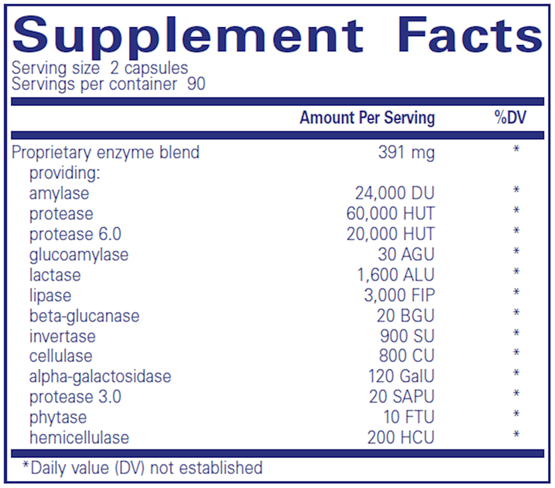 Digestive Enzymes Ultra 180 Count