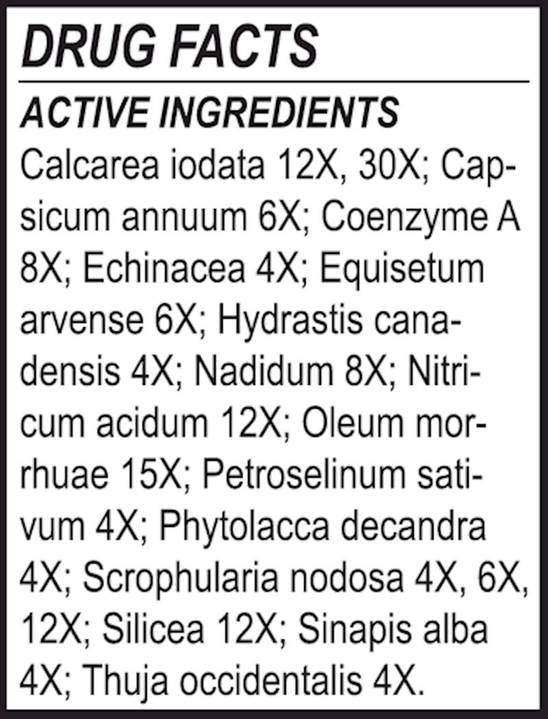 Drainage-Tone (Energetix) Drug Facts