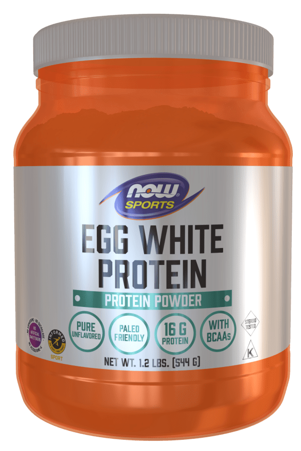 Eggwhite Protein (NOW) Front