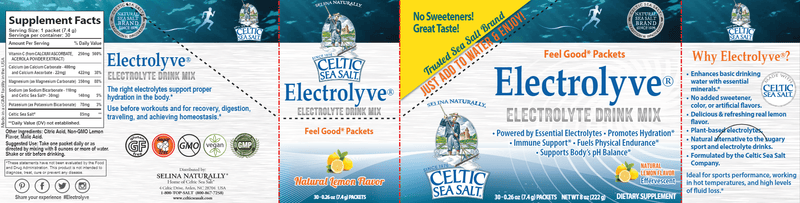 Electrolyte Powder (Celtic Sea Salt) Label