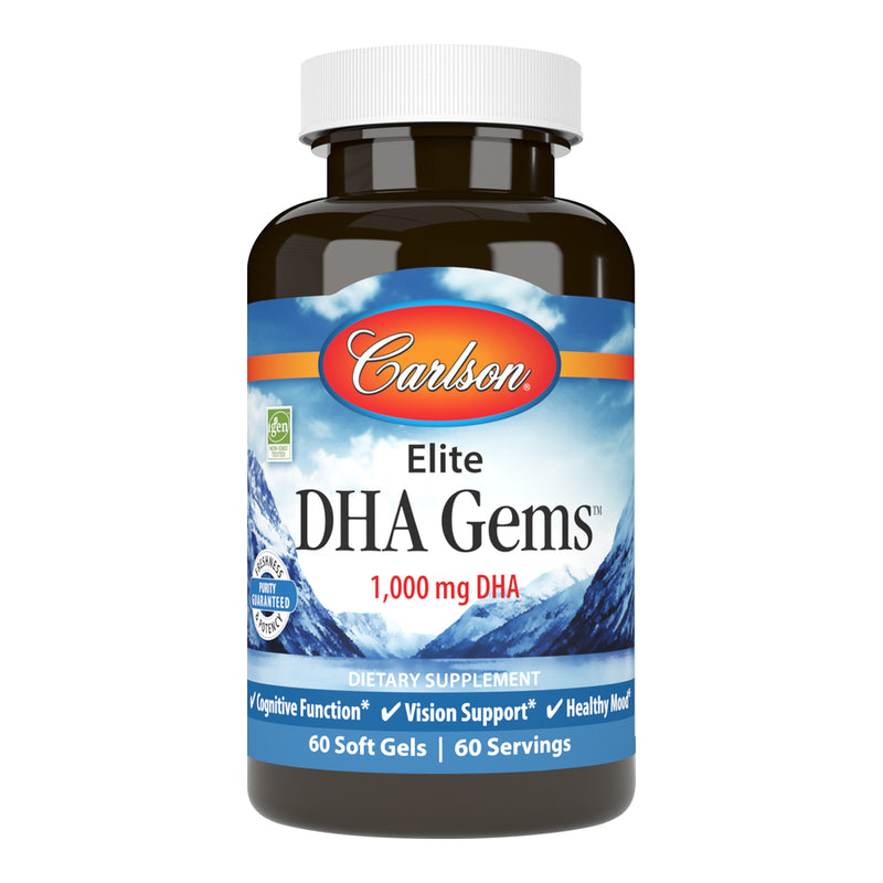 Elite DHA Gems (Carlson Labs) Front