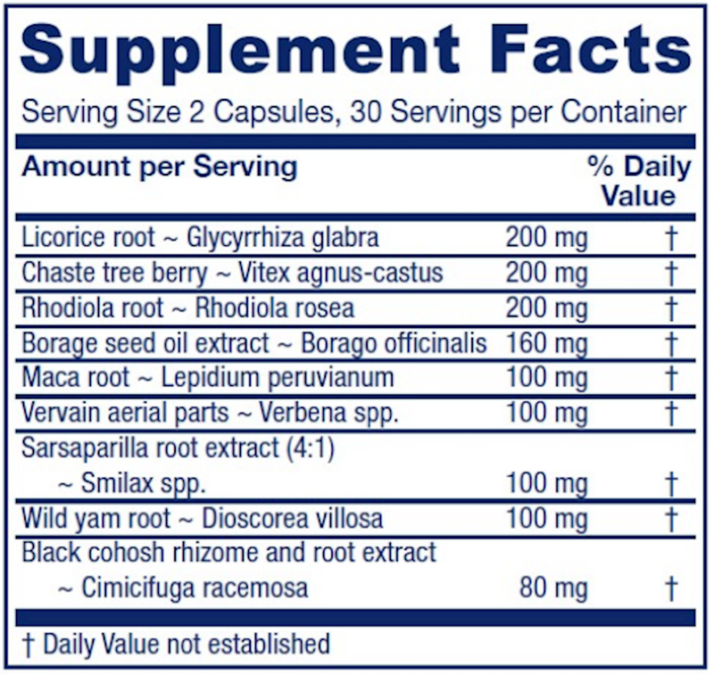 Fem Rebalance Vitanica supplements