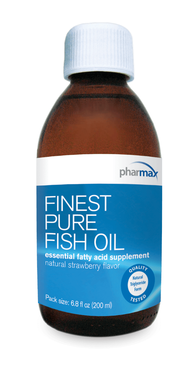 Finest Pure Fish Oil - Natural Strawberry Flavor