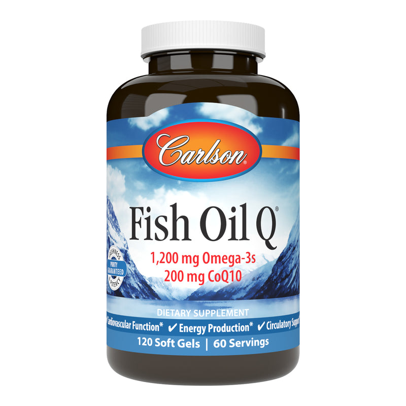 Fish Oil Q (Carlson Labs) 120ct Front