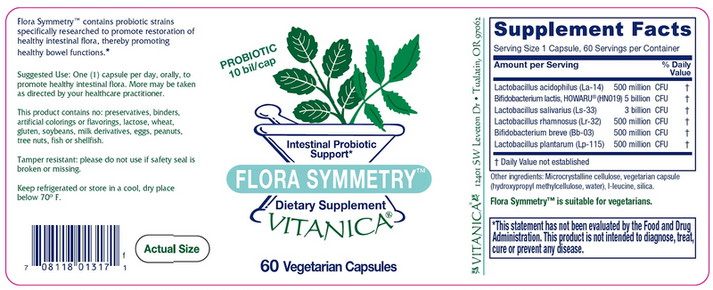 Flora Symmetry Vitanica products