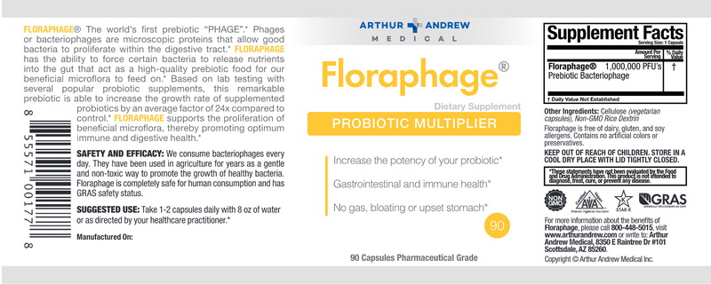 Floraphage (Arthur Andrew Medical Inc) Label