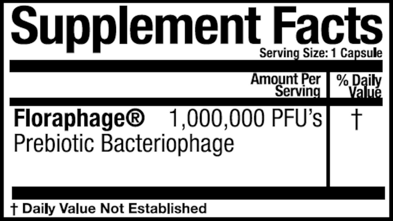 Floraphage (Arthur Andrew Medical Inc) Supplement Facts