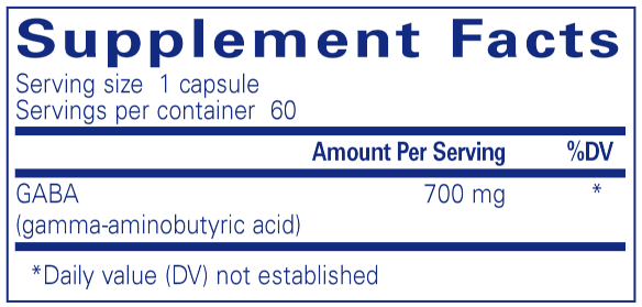 GABA 60 Count