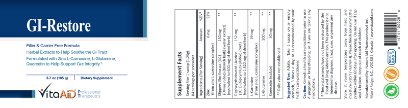 GI-Restore Vita Aid products