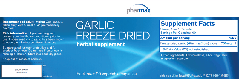 Garlic Freeze Dried