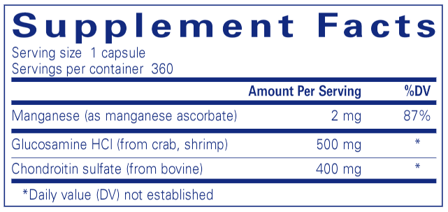 Glucosamine Chondroitin W/ Manganese 360 Count