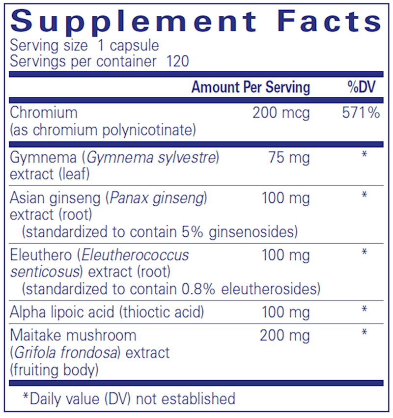 Glucose Support Formula 120 Count