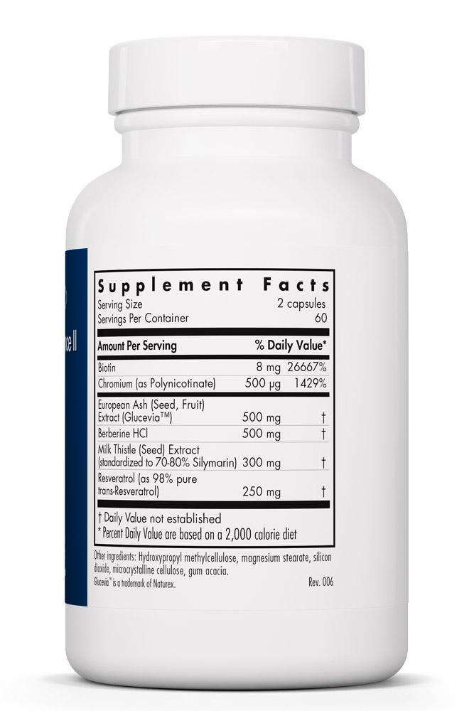 Glucose Tolerance II Allergy Research Group Supplement