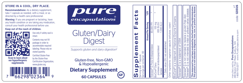 Gluten/Dairy Digest 60ct