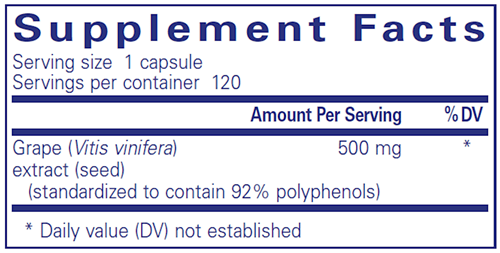 Grape Pip 500 Mg.