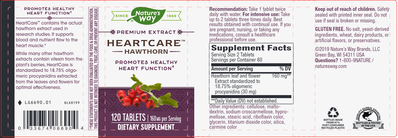 HeartCare (Nature's Way) Label