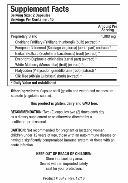 HistoPlex-AB (Biotics Research) Supplement Facts