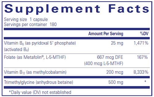 Homocysteine Factors 180ct