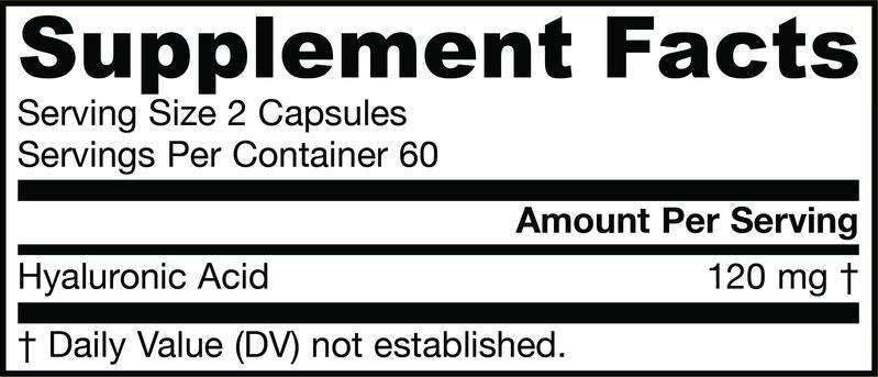 Hyaluronic Acid 120 Count