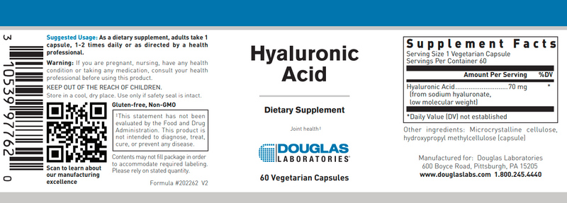 Hyaluronic Acid (Veg Source)