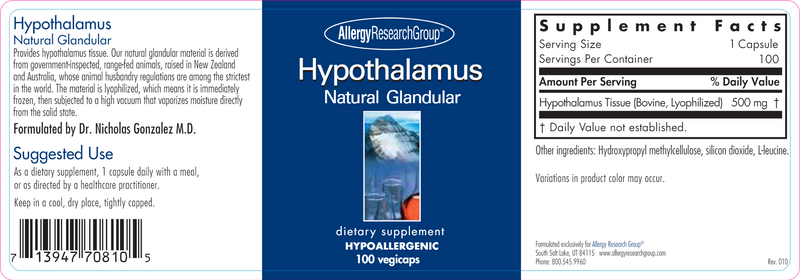 Hypothalamus (Allergy Research Group) label