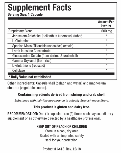 IPS (Biotics Research) Supplement Facts