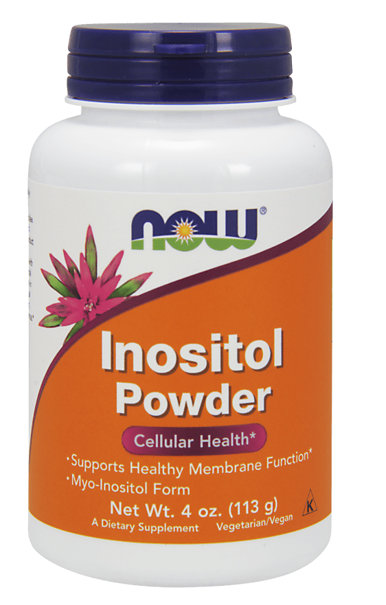 Inositol Powder 4 oz. (NOW) Front