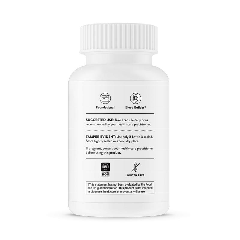 Iron Bisglycinate NSF Thorne Supplements