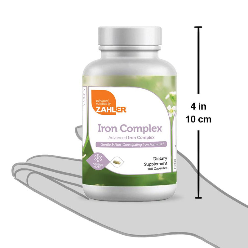 Iron Complex (Advanced Nutrition by Zahler) Size