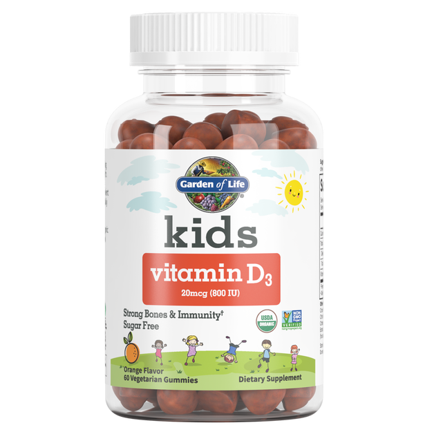 Kids Vitamin D3 Gummies (Garden of Life) Front