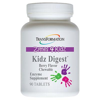 Kidz Digest* Chewables (Transformation Enzyme) Front