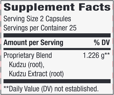 Kudzu Root 613 mg (Nature's Way) Supplement Facts