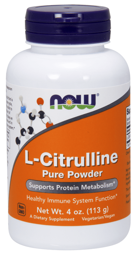 L-Citrulline Powder (NOW) Front