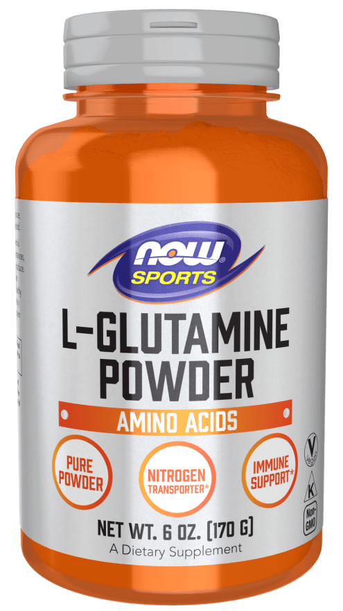 L-Glutamine Powder 6 oz. (NOW) Front