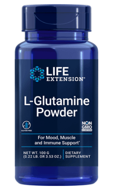 L-Glutamine Powder (Life Extension) Front