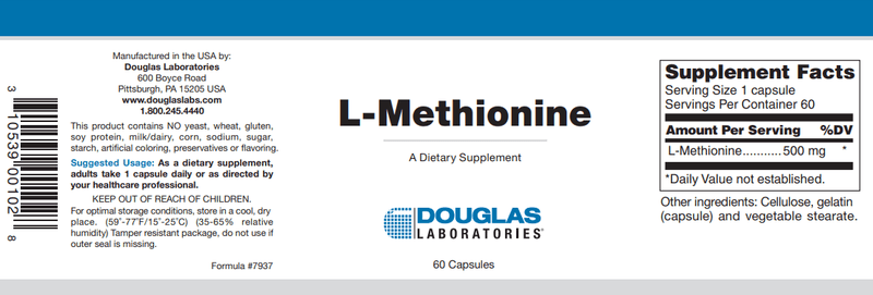 L-Methionine (Douglas Labs) Label