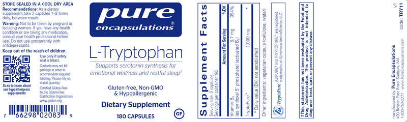 L-Tryptophan 180 Count