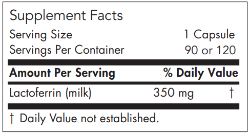 Laktoferrin 120 Count