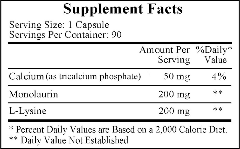 Laurisine (Ecological Formulas) Supplement Facts