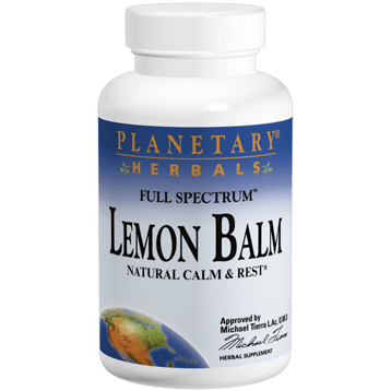 Lemon Balm 500 mg (Planetary Herbals) Front