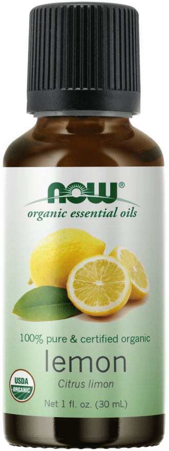 Lemon Oil Organic (NOW) Front