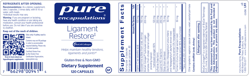 Ligament Restore* 120 Count