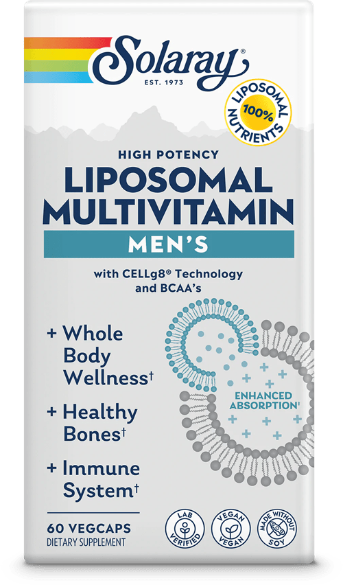 Liposomal Men's MultiVitamin Solaray front