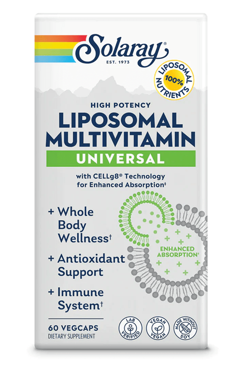 Liposomal Universal MultiVitamin Solaray Front