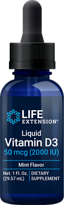 Liquid Vitamin D3 (Mint) (Life Extension) Front