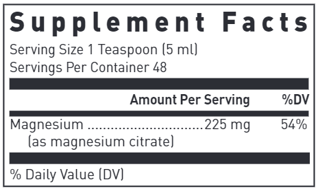 Liquid Magnesium (Douglas Labs) supplement facts