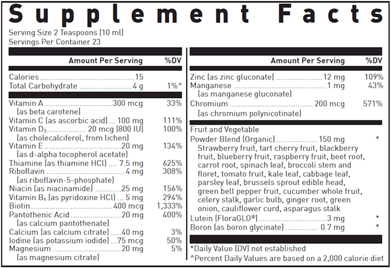 BACKORDER ONLY - Liquid Multivitamin 230 ml