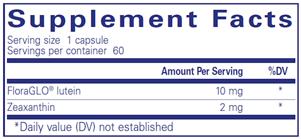 Lutein/Zeaxanthin 60 Count